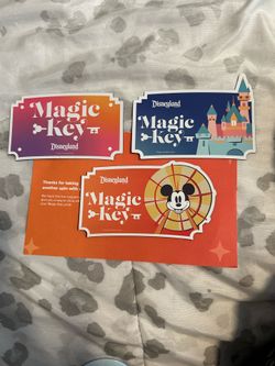 Disneyland Magic Key Magnets