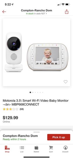 Motorola baby monitor $100 brand new just took it out the box