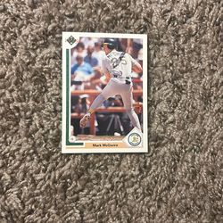 Mark McGwire Upper Deck Baseball Card