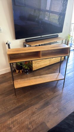 West Elm Industrial Storage Skinny Console 42”