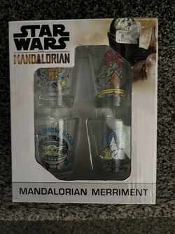 Star Wars The Mandalorian Shot Glasses-Super Cute!