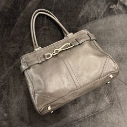 Coach 2006 Vintage Y2K Leather Belted Carryall Hampton Satchel