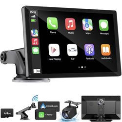 Universal Carplay with Dashcam & Reverse camera