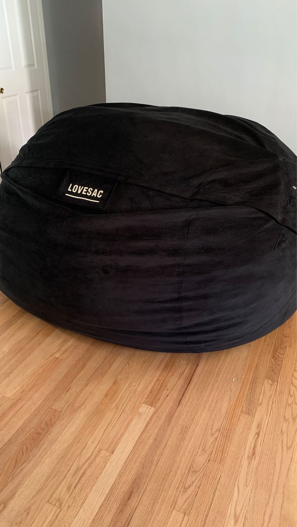 Original LOVESAC THE BIG ONE black padded cover for Sale in Arlington