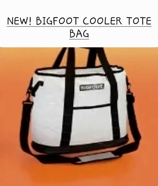 New! BIGFOOT Glacier Cooler Tote Bag