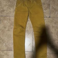 Mustard Yellow Pants, Size Small