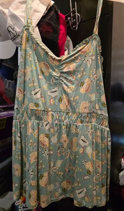 Light green baby doll tank top from Torrid