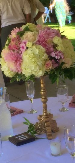 Gold Center Pieces 