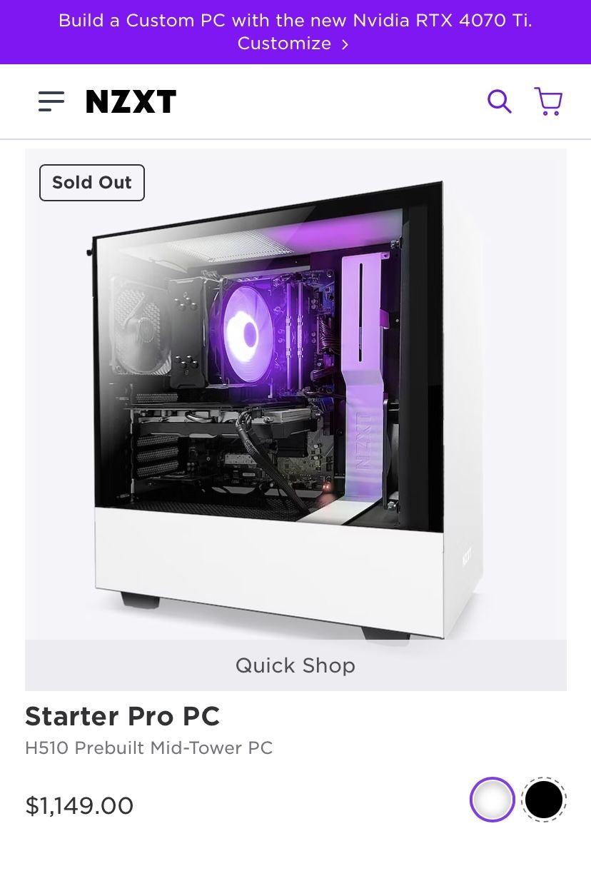 Brand New NZXT Gaming PC