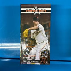 San Francisco Giants Matt Cain Bobble head NIB 