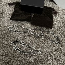 MK necklace and bracelet