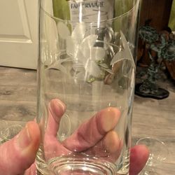 vintage Crystal Water Glass