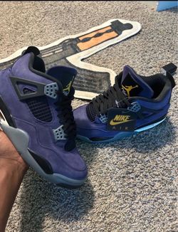 Laker Jordan 4s