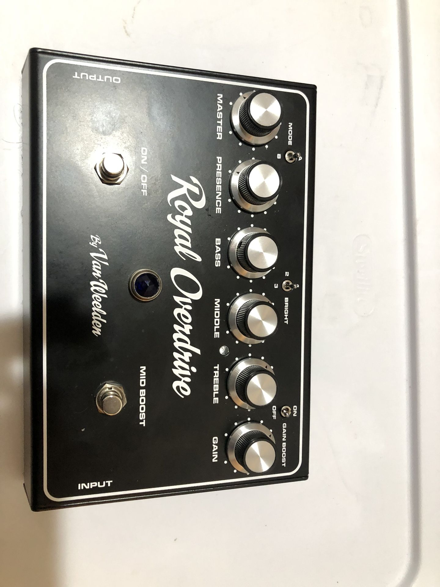 Royal Overdrive Dumble Pedal By Van Weelden