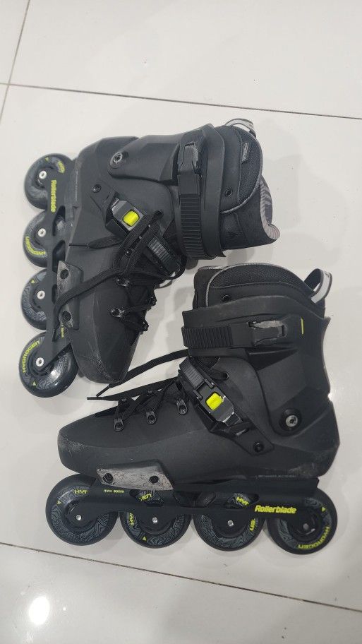 Rollerblade Twister XT Men's Adult Fitness Inline Skate Black/Lime Urban Performance Inline Skates Size 11