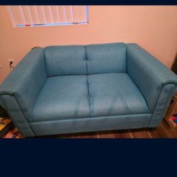 Mini Blue Teal Couch