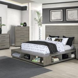 🔥 $1499 Cal King Bed Set 6 Pc.