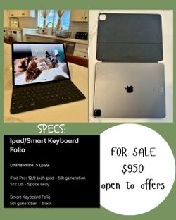 iPad Pro and Smart Keyboard Folio