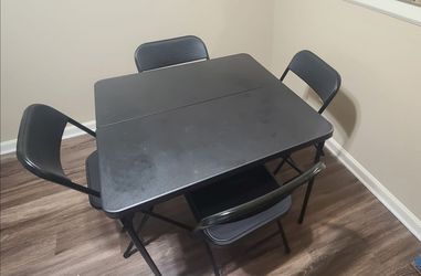 Table and 4 chairs