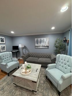 Couch and 2 reclining chairs