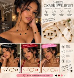 Jewelry set 18k gold plated