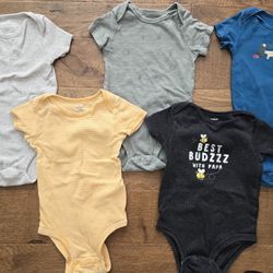 Carter's Baby Short Sleeves Bodysuits (18 Months)