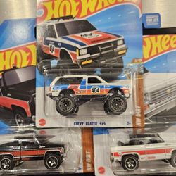 CHEVY BLAZER HOT WHEELS LOT OF 3