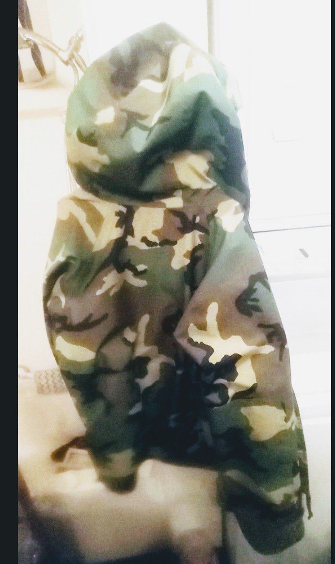 Military  Large Hooded  Camouflage Parka,