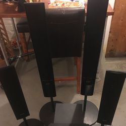 Sony Tower Speakers, Subwoofer, and AV Receiver 