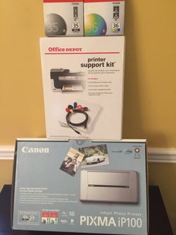 Cannon Color Pixma IP100 Portable Printer