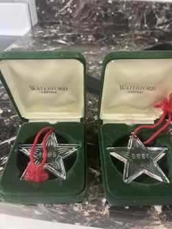 Waterford Christmas Ornaments 1995