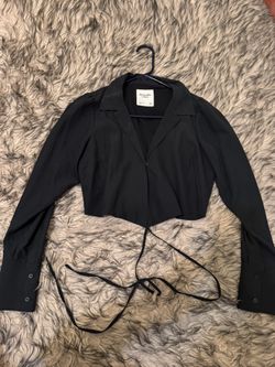 Abercombie Black Long Sleeve, XS