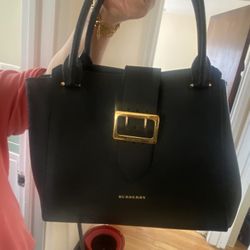 Burberry Soft Grain Medium Buckle Bag