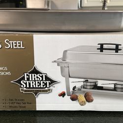 3 First Street Chafer Pans