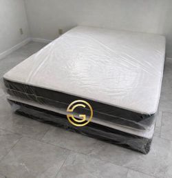 Queen Mattress Set – Medium – Brand New – Delivery Available 🚚