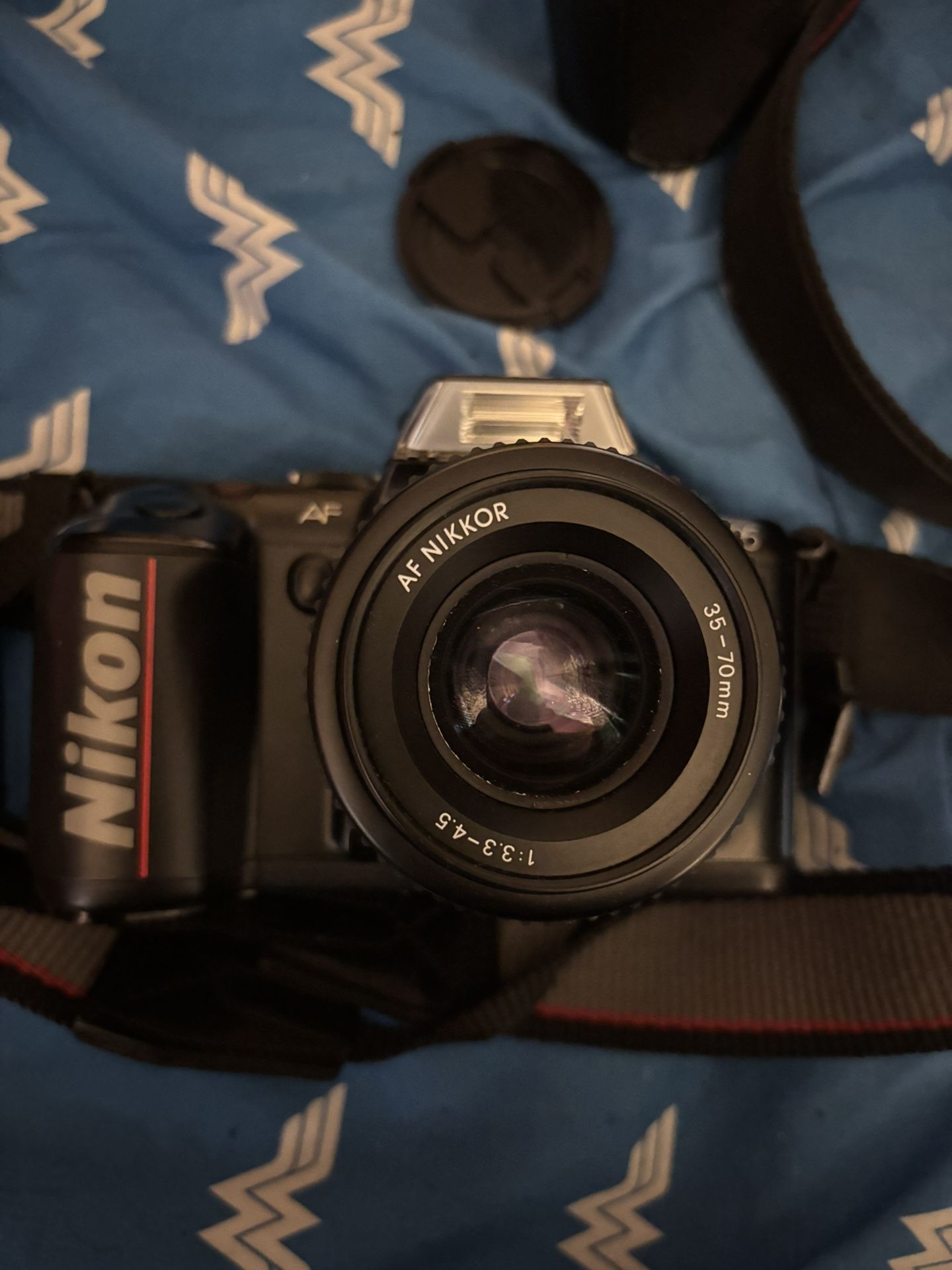 Nikon N5005 AF Camera Nikkor 35 70mm Lens f Made in Japan