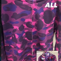Purple Bape Jacket 
