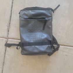 Adidas Leather Backpack