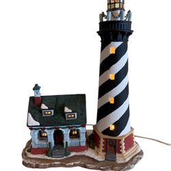 Vintage O'Well Large 12” Christmas Village Lighthouse Limited Edition 2000  