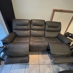 Leather Recliner Sofas 