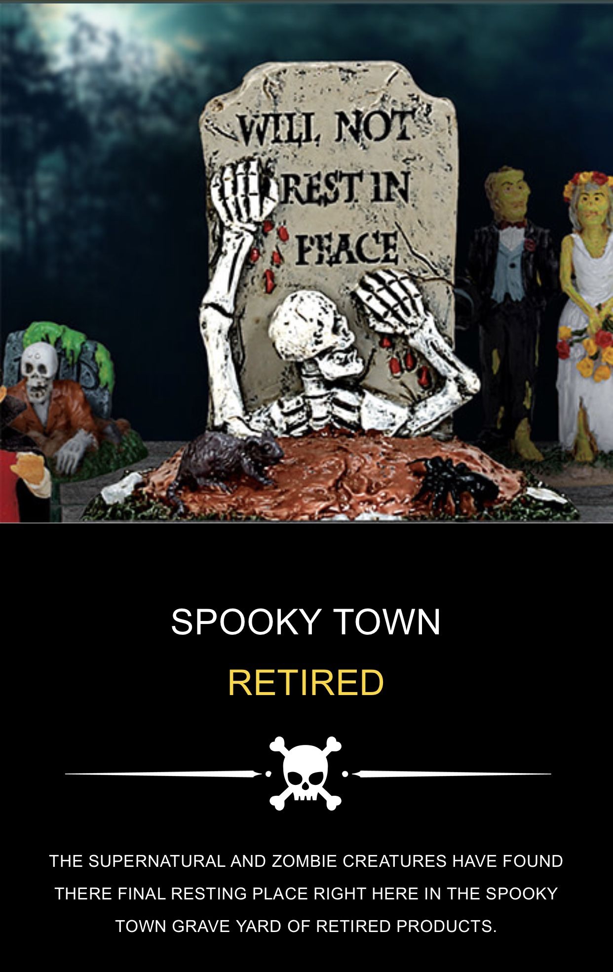 Lemax Spooky Town Crypt Casino
