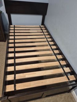 Twin bed frame w/ 2 large drawers
