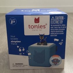 Tonies Paw Patrol - Toniebox Audio Player Starter Set with Chase.