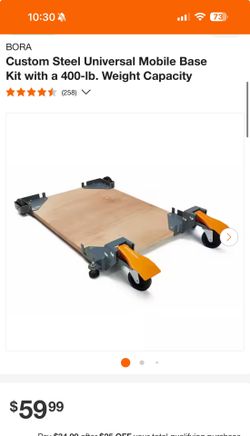 Bora Universal Mobile Base Kit