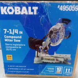 Kobalt 7 1/4" Compound Miter Saw