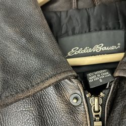 Eddie Bauer Brown Leather Jacket