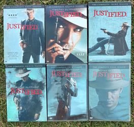 Justified, DVDs of complete seasons 1-6