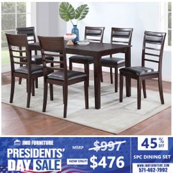 Dining Take With 6 Chairs Brand New High Quality 50% OFF MSRP NEW IN STOCK SECTIONALS COUNTER HEIGHT TABLES PUBS CHAIRS SECTIONALS SOFAS IN StOCK
