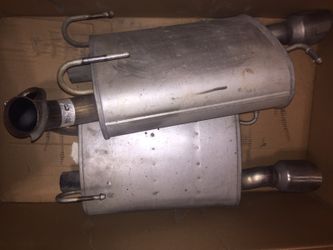 2011-2014 stock v6 mufflers
