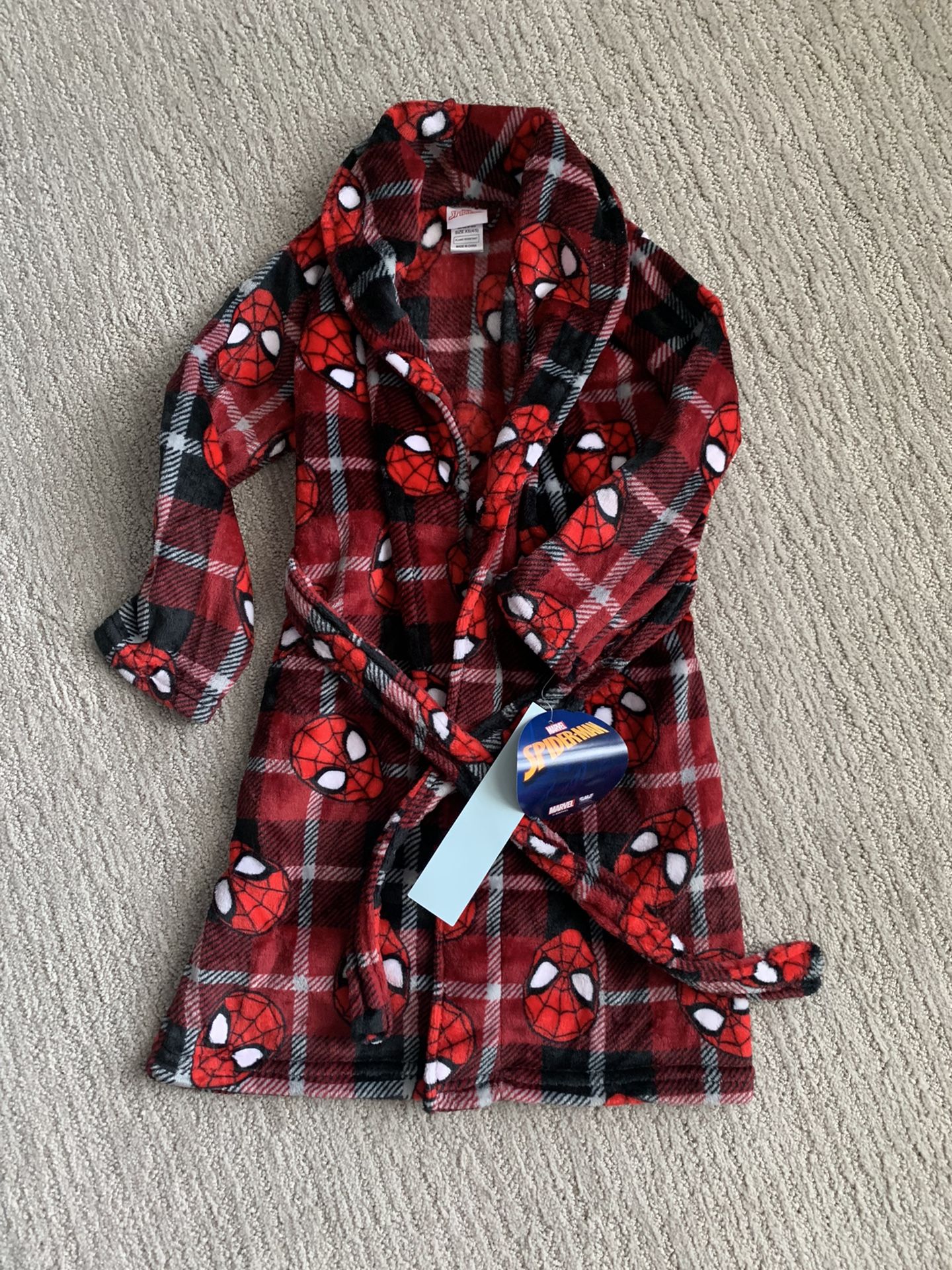 Boys Spider-Man Robe - NWT